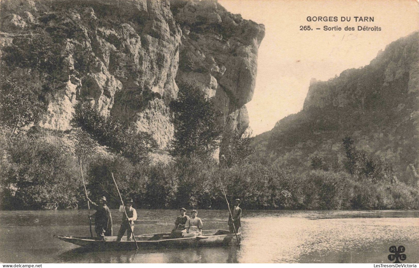 FRANCE  - Gorges Du Tarn - Sortie Des Détroits - Carte Postale Ancienne - Gorges Du Tarn