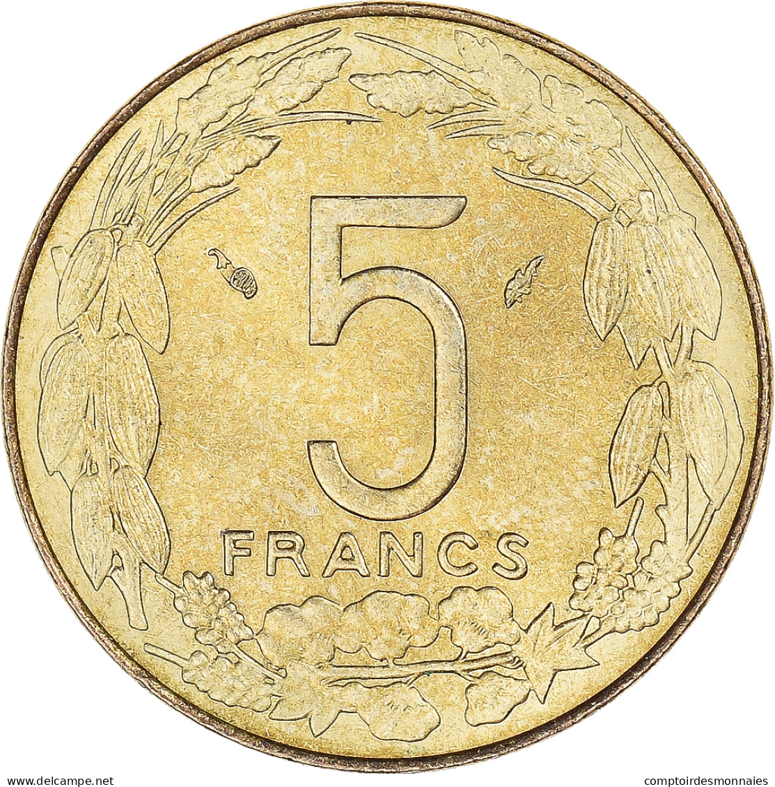 Monnaie, États De L'Afrique Centrale, 5 Francs, 1981 - Kameroen