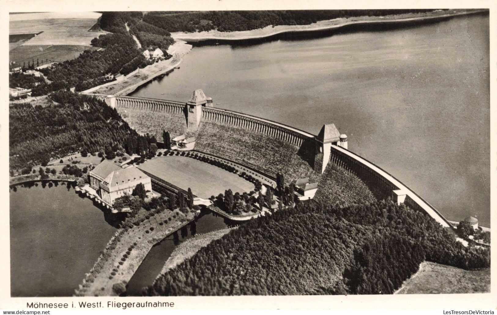 ALLEMAGNE - Soest - Mohnesse I West Fliegeraufnahme - Barrage -  Carte Postale Ancienne - Soest