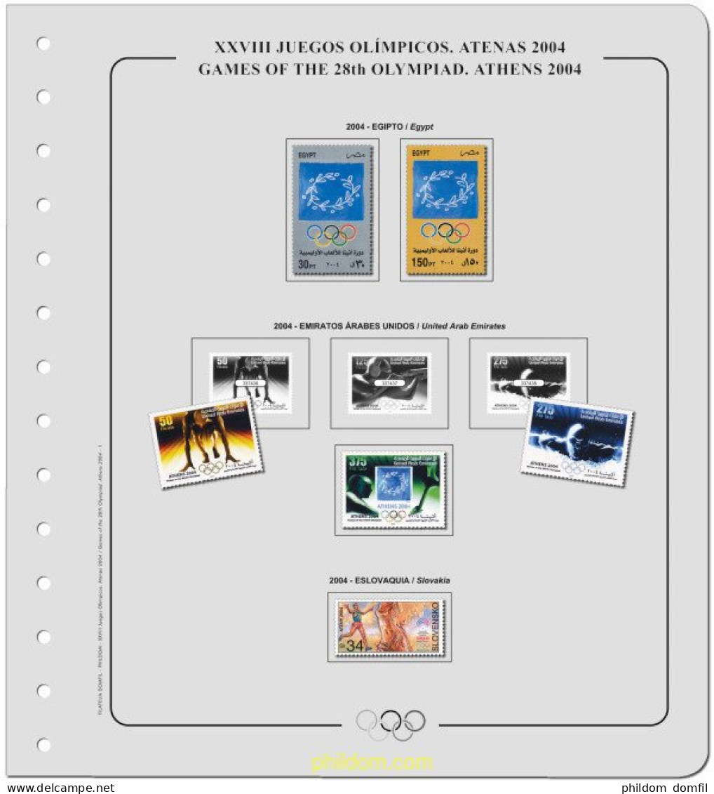 Suplemento Olimpiadas 28 Olim. Atenas 2004-Tomo 2. Sin Montar - Summer 1952: Helsinki