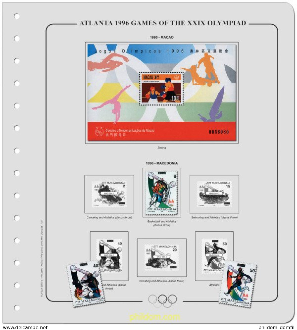 Suplemento Olimpiadas 26 Olim. Atlanta 1996 -Tomo 3. Montado - Estate 1896: Atene