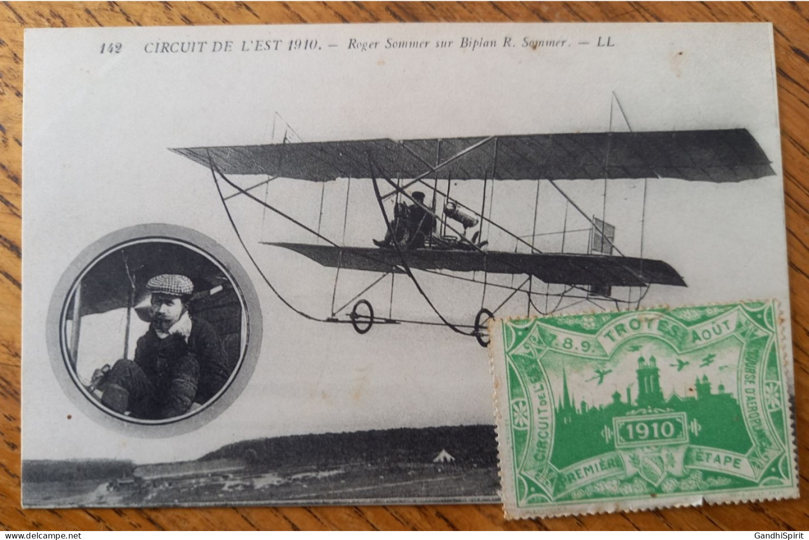 Errinophilie - Circuit De L'Est, Courses D'Aéroplanes, 1ère Première étape, Troyes 7.8.9. Aout 1910, Aviation - Luchtvaart
