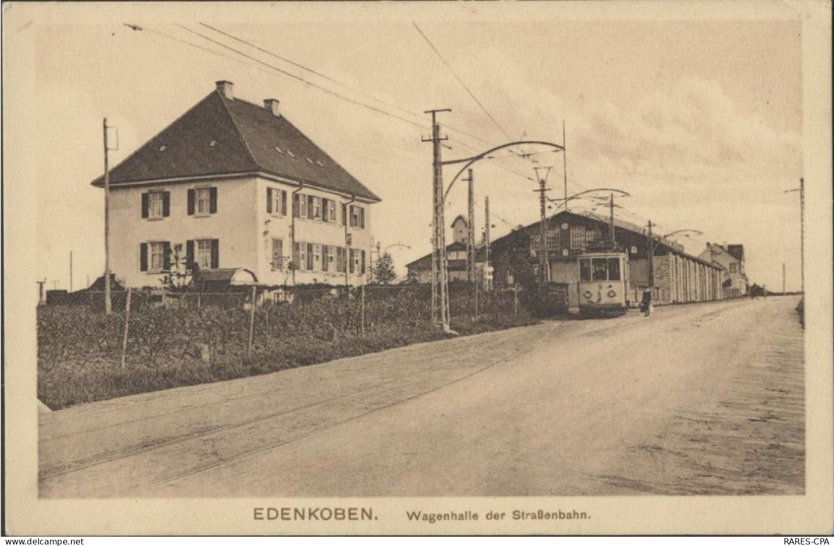 EDENKOBEN - WAGENHALIE DER STRABENBAHN - RCPA 07 - Edenkoben