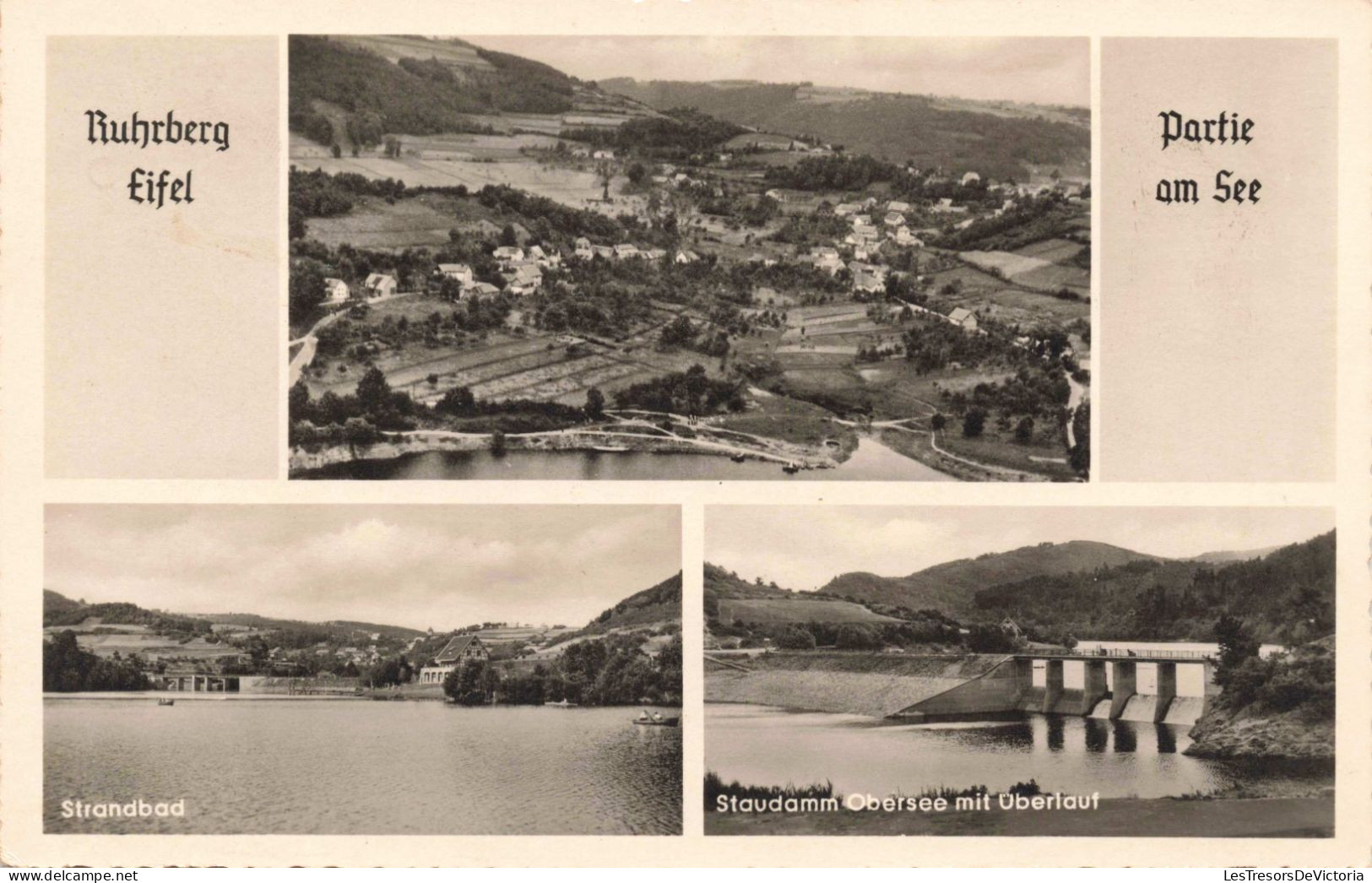 ALLEMAGNE - Ruhrberg Eifel - Partie Am See - Strandbad - Carte Postale Ancienne - Simmerath