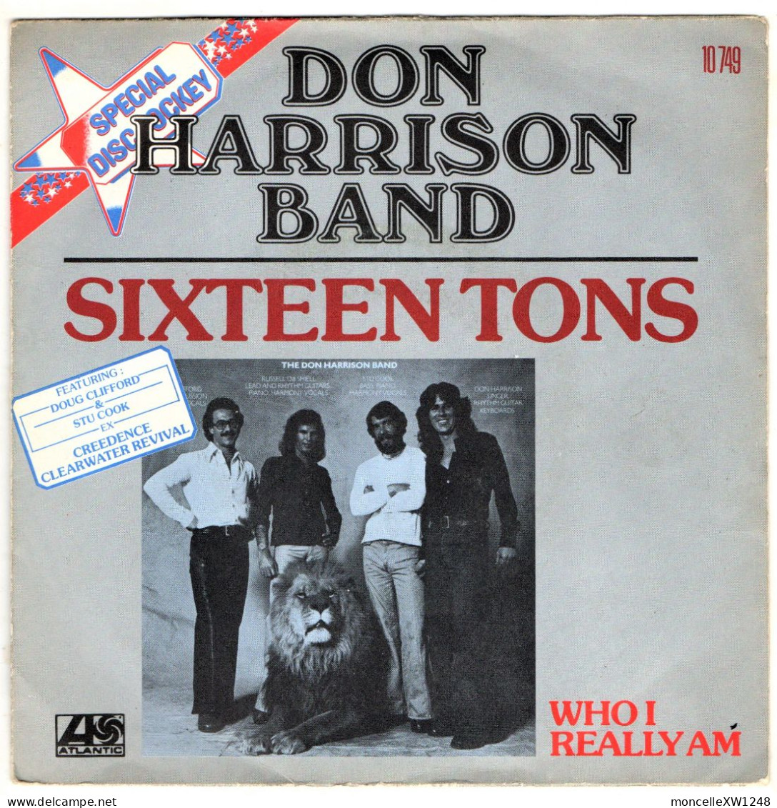 Don Harrison Band (ex Creedence) - 45 T SP Sixteen Tons (1976) - Country En Folk