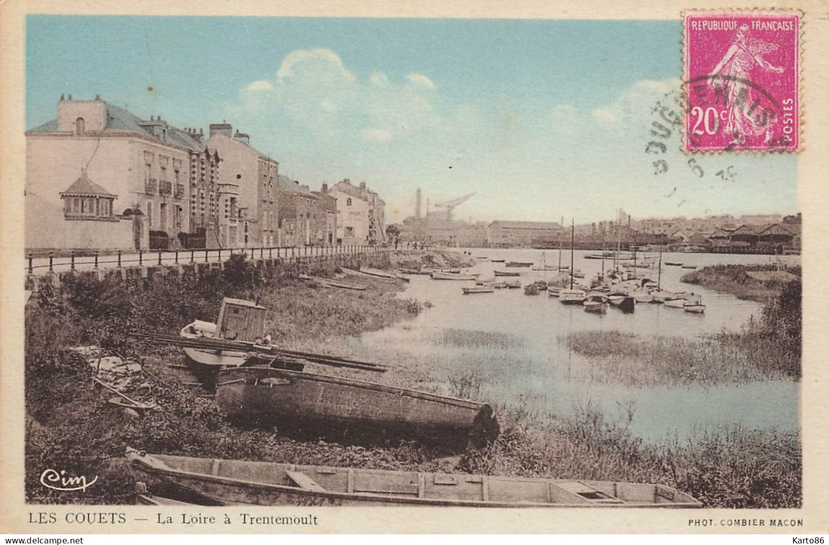 Les Couets , Bouguenais * La Loire à Trentemoult ( Nantes Rezé ) - Bouguenais