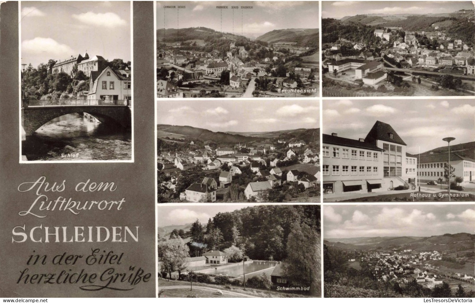 ALLEMAGNE - Aus Dem Luftkurort Schleiden - In Der Eifel Herzliche Grüsse  - Carte Postale Ancienne - Schleiden