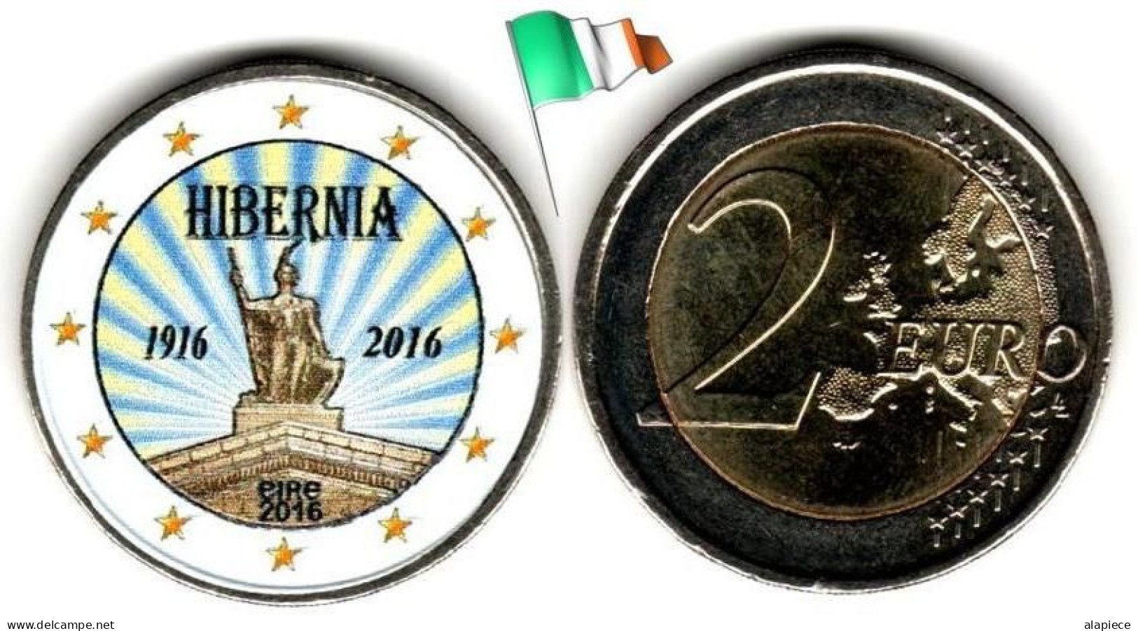 Irlande - 2 Euro 2016 - 100 Years Since The Easter Rising (Color) - Irlanda