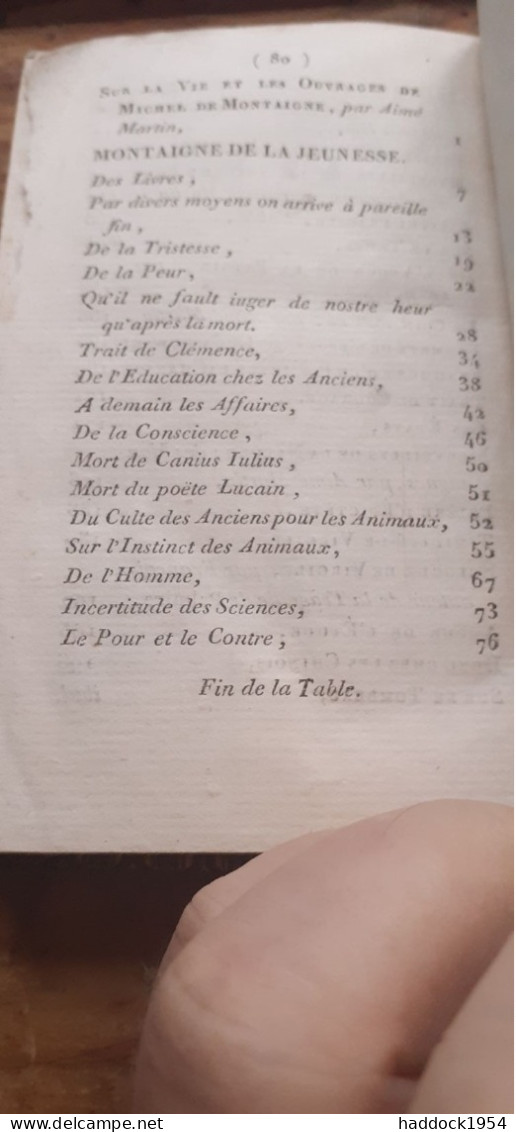 Recueil De Contes Historiettes Morales En Vers Et En Prose LOUIS AIME MARTIN 4 Tomes Pillet 1813 - Cuentos