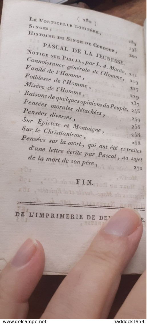 recueil de contes historiettes morales en vers et en prose LOUIS AIME MARTIN 4 tomes pillet 1813