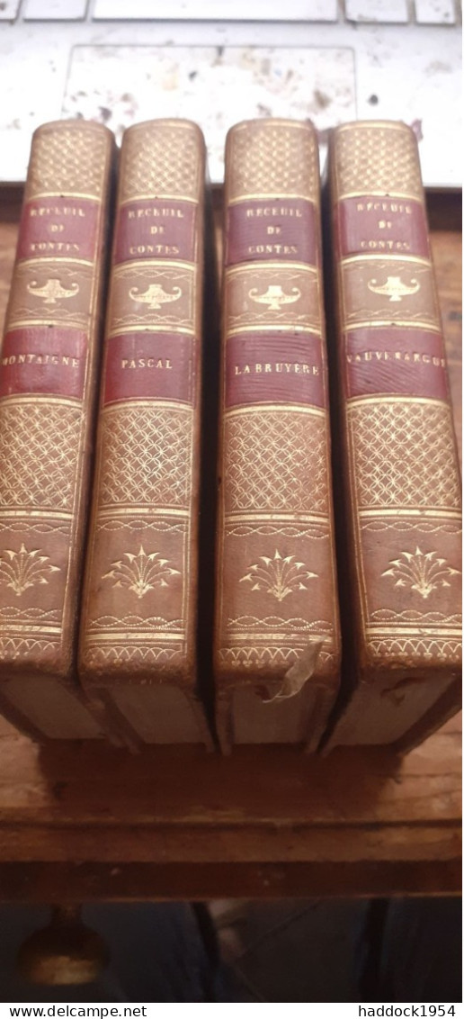 recueil de contes historiettes morales en vers et en prose LOUIS AIME MARTIN 4 tomes pillet 1813