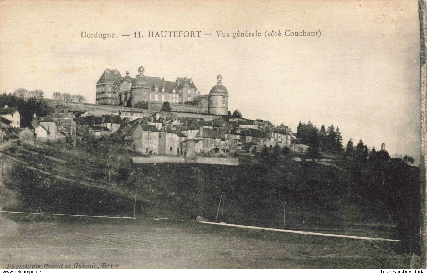 FRANCE - Hautefort - Vue Générale - Carte Postale Ancienne - Hautefort