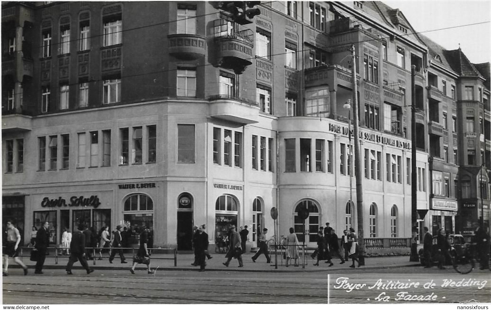 ALLEMAGNE. BERLIN.  WEDDING.  FOYER MILITAIRE DE WEDDING.  LOT DE 4 CARTES - Wedding