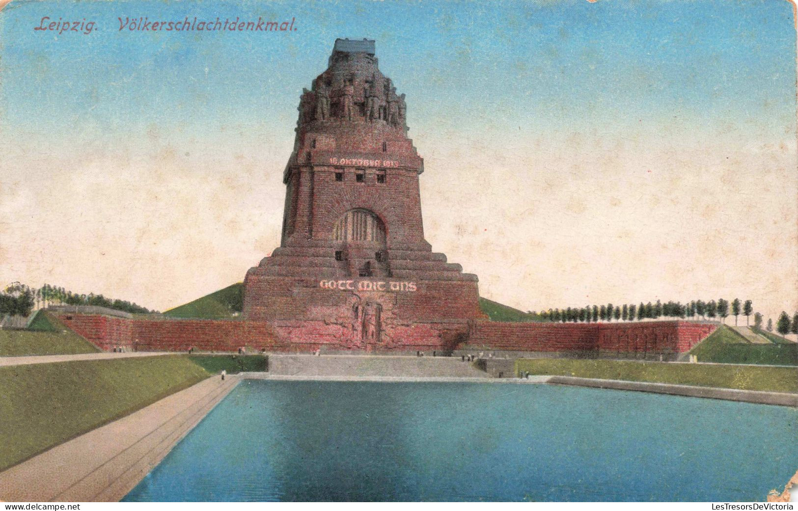 ALLEMAGNE - Leipzig - Völkerschlachtdenkmal - Colorisé - Carte Postale Ancienne - Leipzig