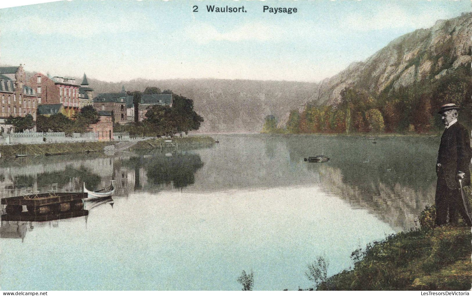 BELGIQUE - Waulsort - Paysage - Colorisé - Carte Postale Ancienne - Hastière