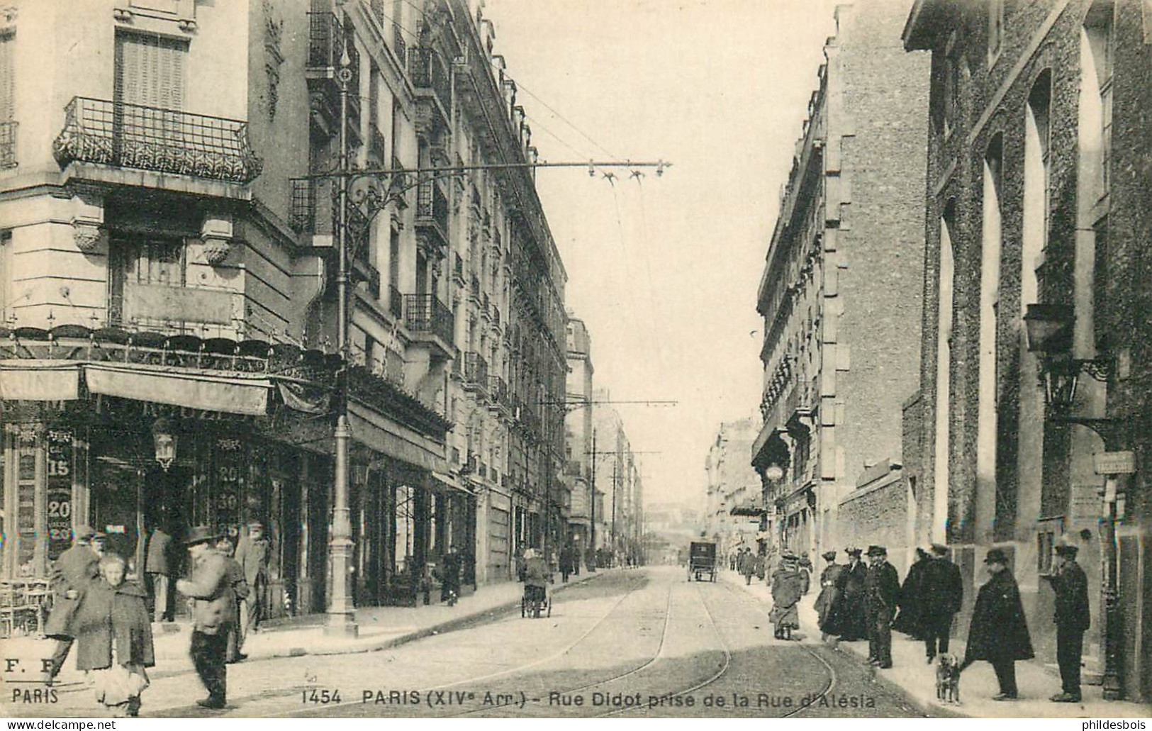 PARIS 14eme Arrondissement   Rue Didot Prise De La Rue D'Alesia - Arrondissement: 14