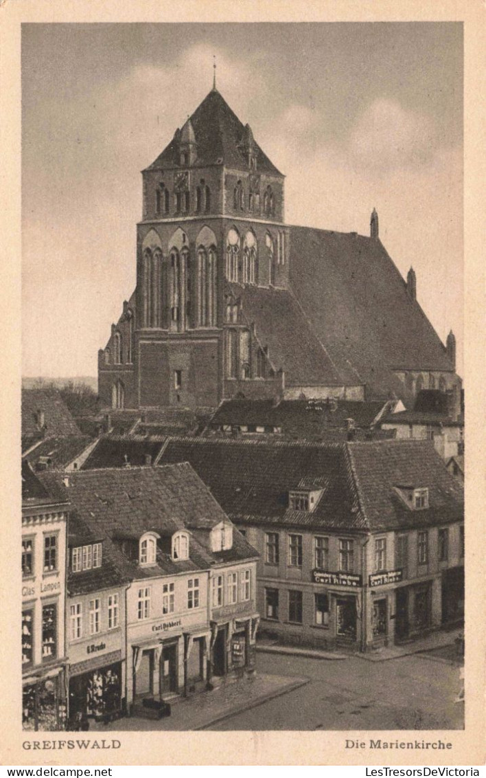 ALLEMAGNE - Greifswald - Die Marienkirche - Carte Postale Ancienne - Greifswald