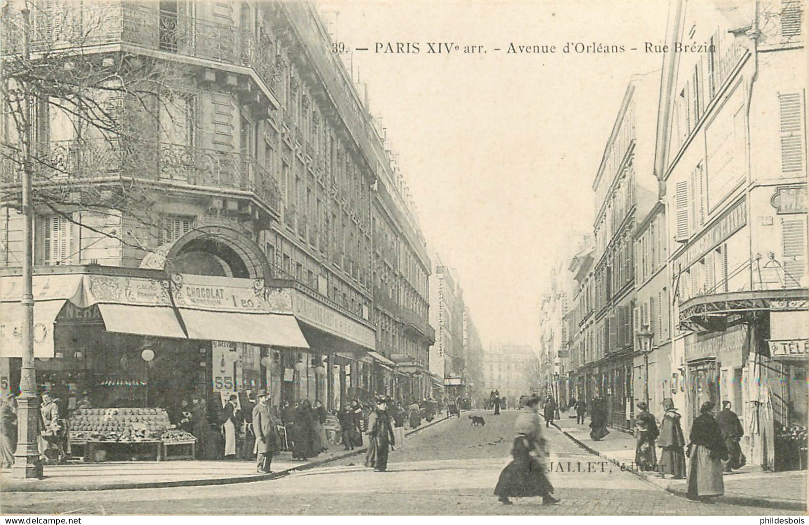 PARIS 14eme Arrondissement   Avenue D'orléans Rue Brezin - Arrondissement: 14