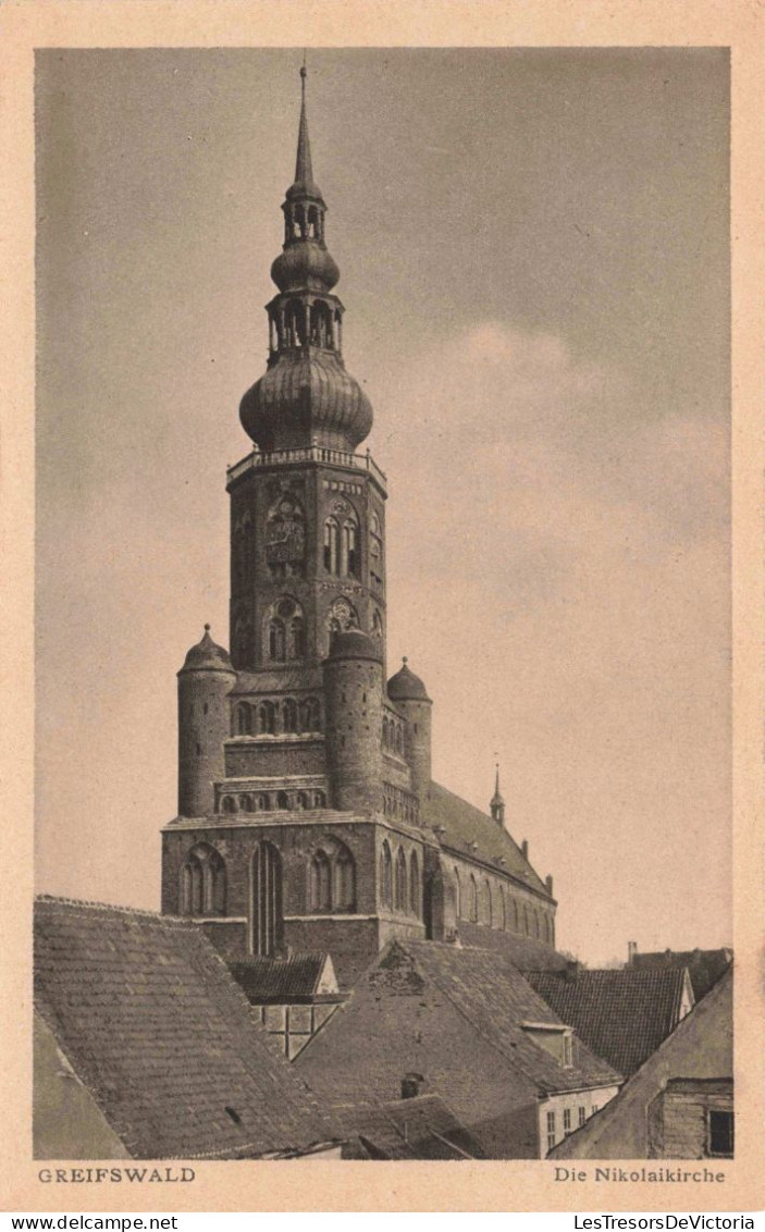 ALLEMAGNE - Greifswald - Die Nikolaikirche - Carte Postale Ancienne - Greifswald