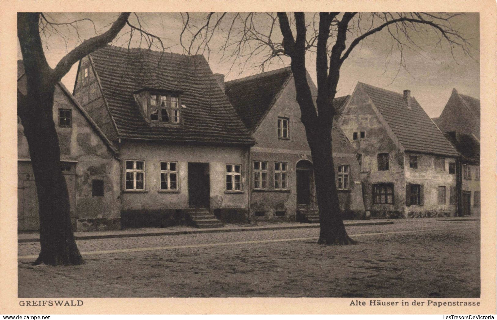 ALLEMAGNE - Greifswald - Alte Haüser In Der Papenstrasse  - Carte Postale Ancienne - Greifswald