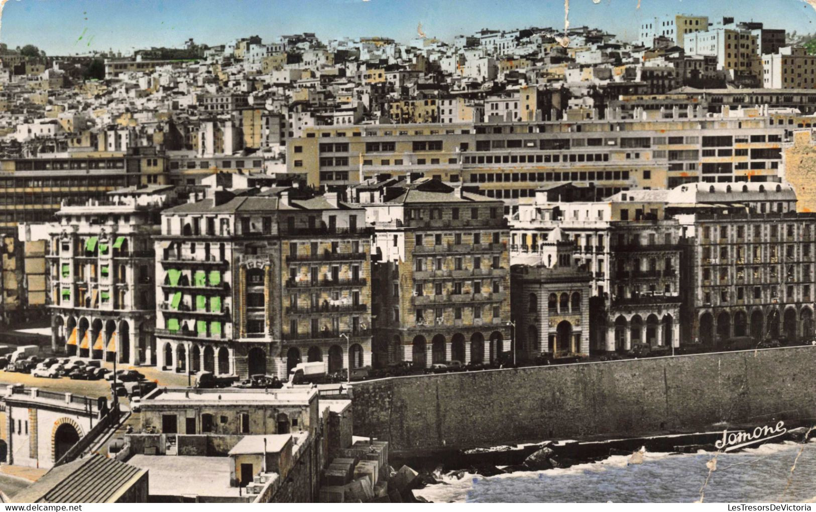 ALGERIE - Alger - Boulevard Amiral Pierre - Colorisé - Carte Postale Ancienne - Alger