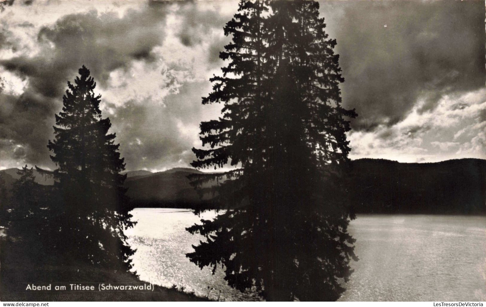 ALLEMAGNE - Schwarzwald - Abend Am Titisee - Carte Postale Ancienne - Gutach (Schwarzwaldbahn)