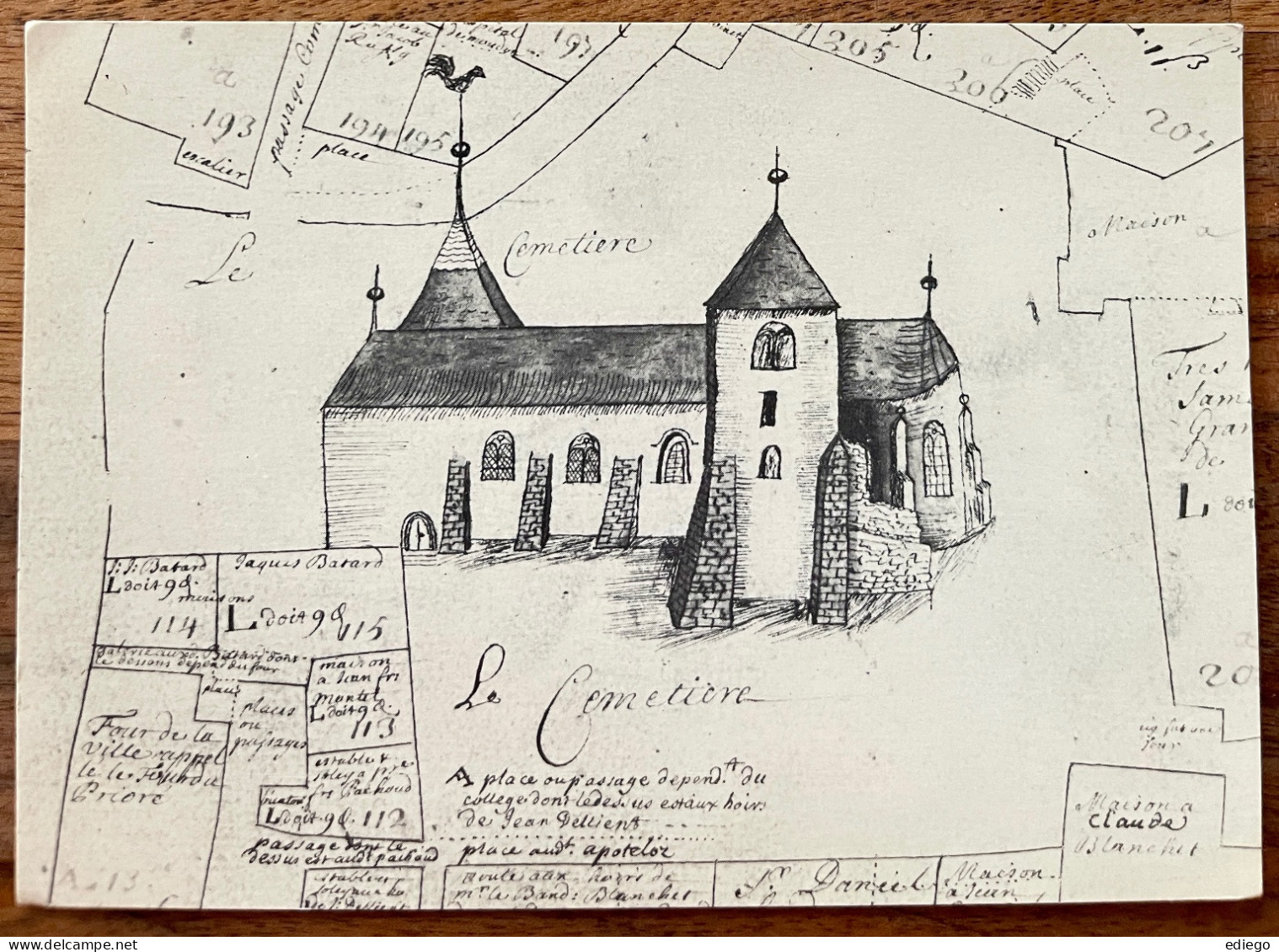 LUTRY - Reproduction Du Temple En 1705 - Lutry