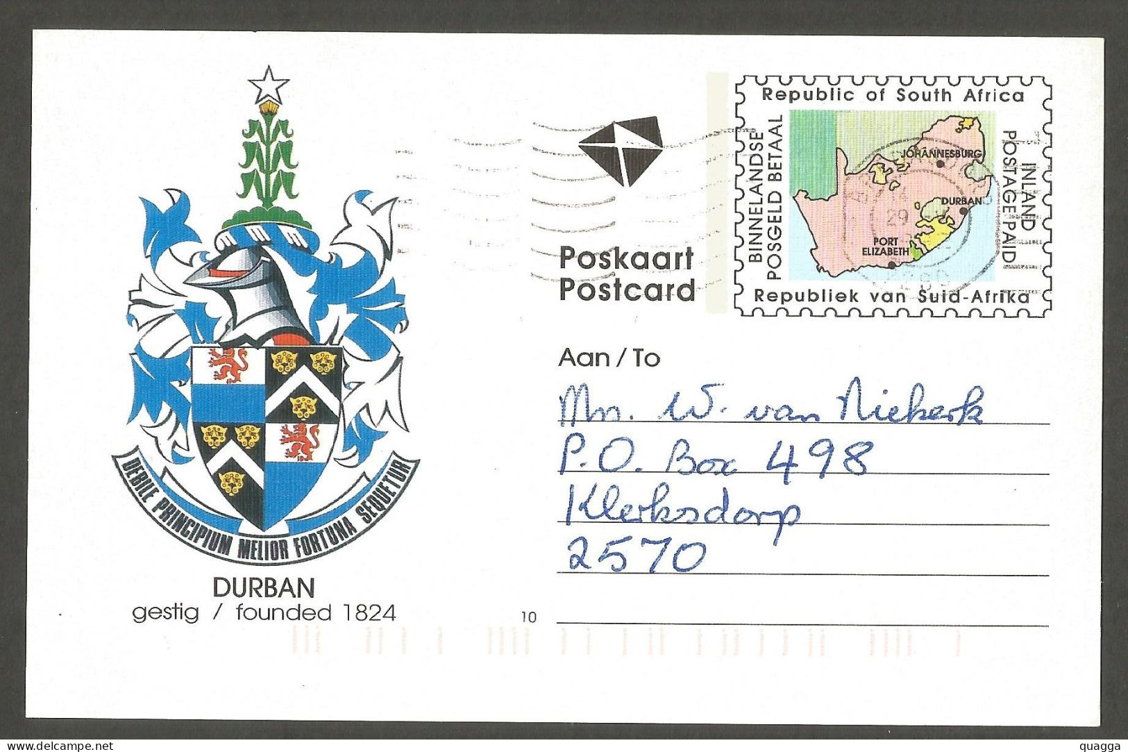 South Africa 1992. Durban No.10 Postcards As Per Scan. - Lettres & Documents