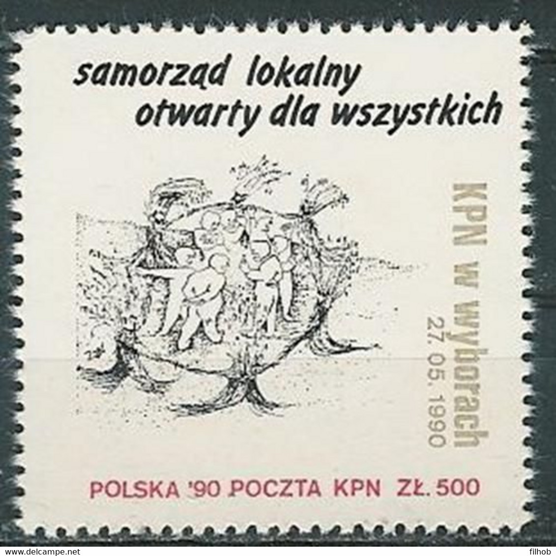 Poland SOLIDARITY (S039): KPN In Elections (local Government) - Solidarnosc Labels