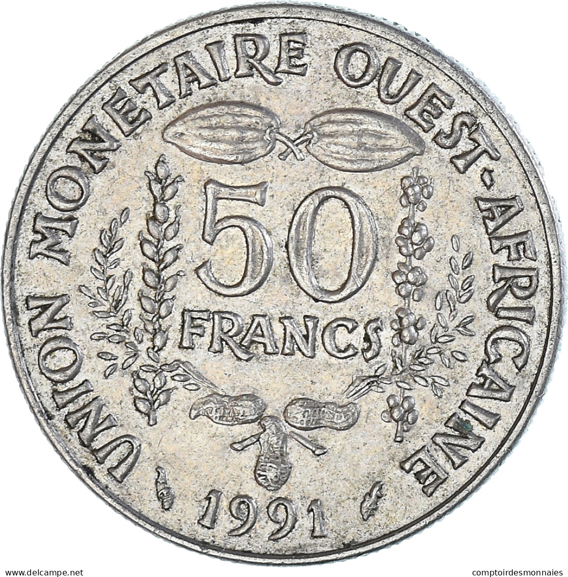 Monnaie, Communauté économique Des États De L'Afrique De L'Ouest, 50 Francs - Côte-d'Ivoire