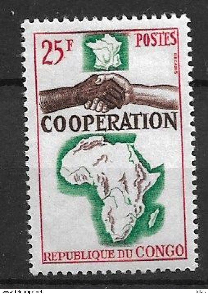 CONGO 1964 Cooperation MNH - Unused Stamps