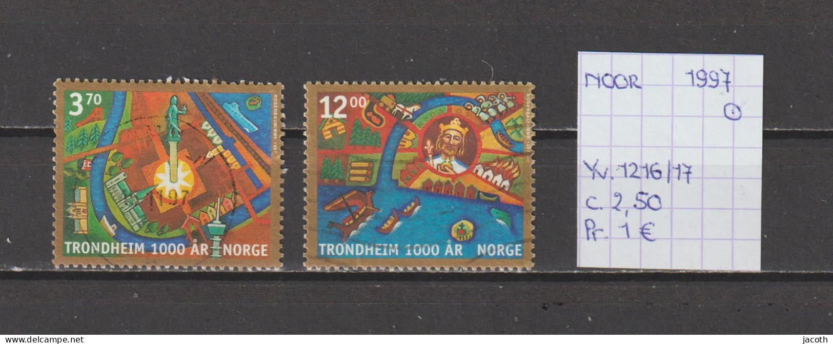 (TJ) Noorwegen 1997 - YT 1216/17 (gest./obl./used) - Gebraucht