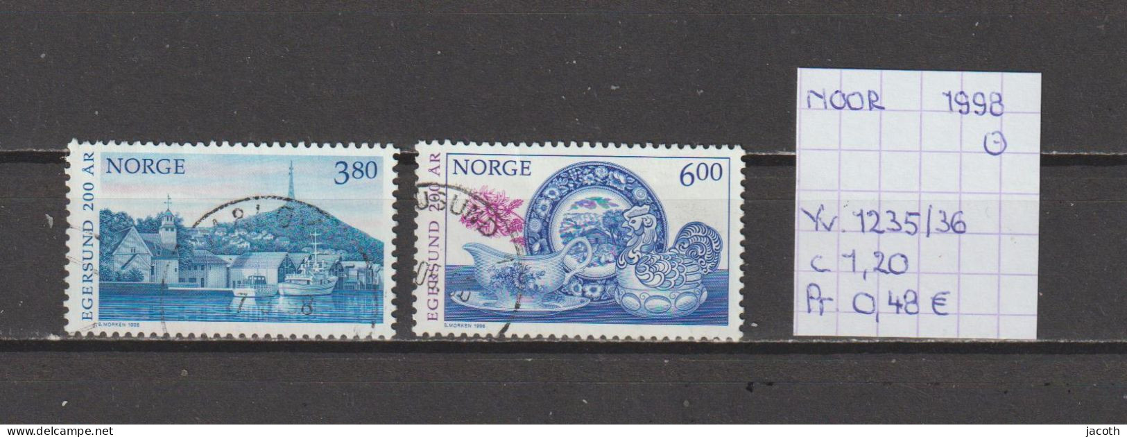 (TJ) Noorwegen 1998 - YT 1235/36 (gest./obl./used) - Gebraucht