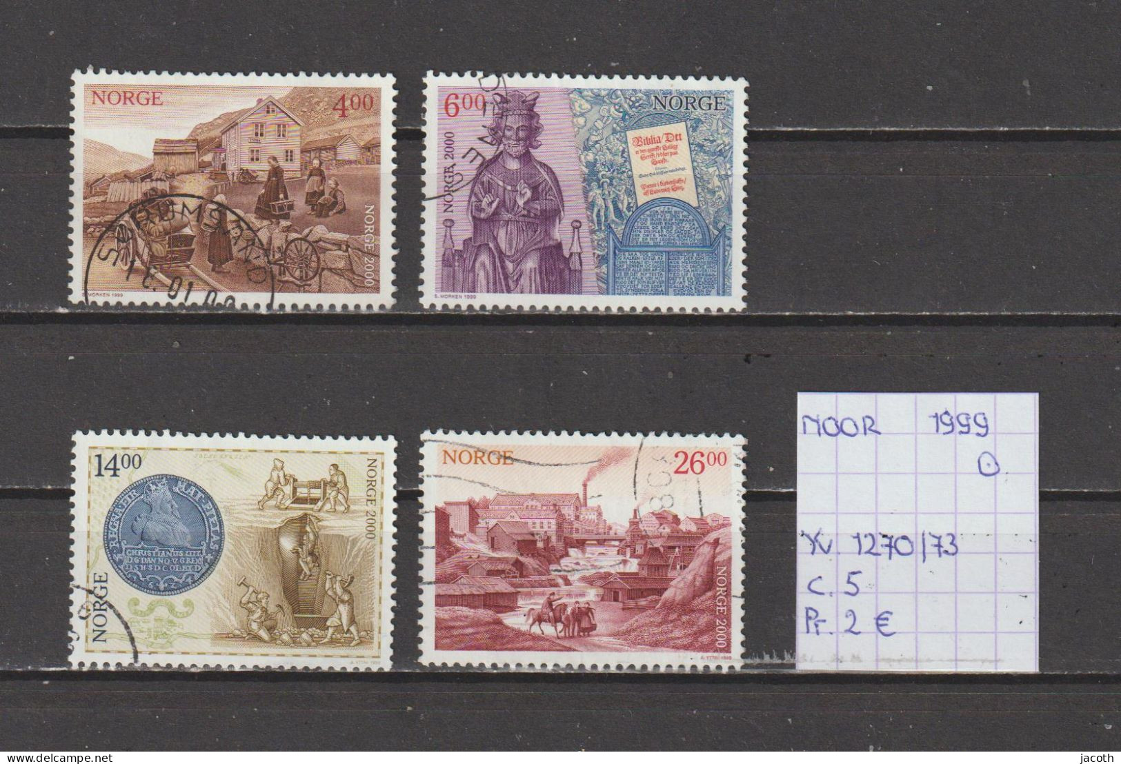 (TJ) Noorwegen 1999 - YT 1270/73 (gest./obl./used) - Gebraucht