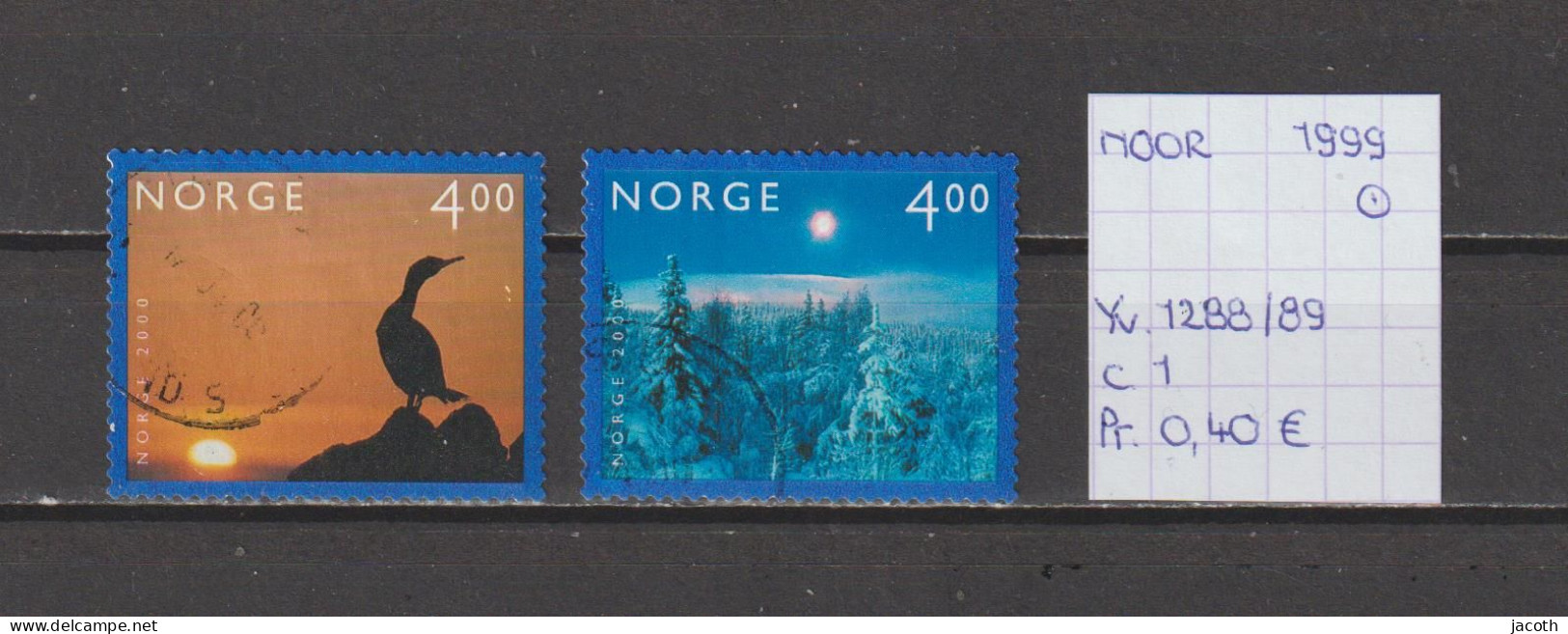 (TJ) Noorwegen 1999 - YT 1288/89 (gest./obl./used) - Gebraucht