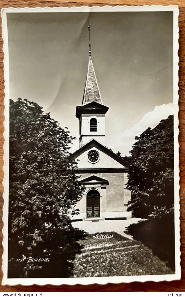 BURSINEL - L'EGLISE 1948 - Bursinel