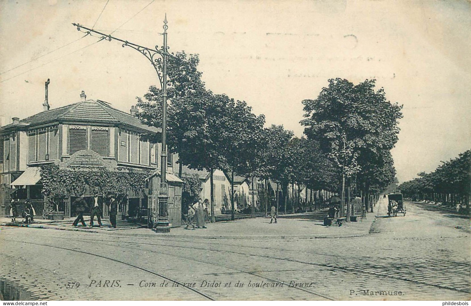 PARIS 14eme Arrondissement  Coin De La Rue Didot Et Du Boulevard Brune - Arrondissement: 14