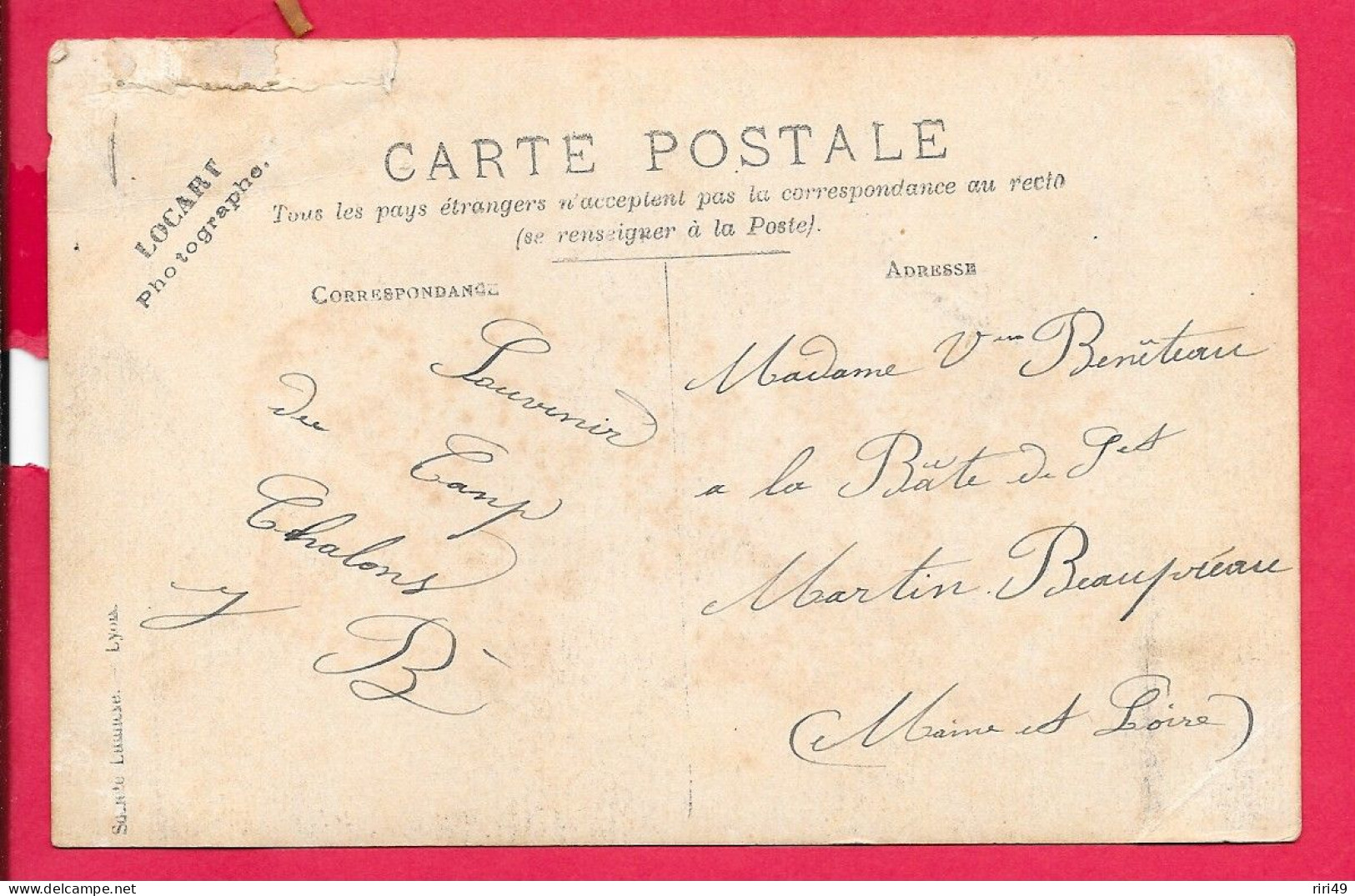 Cpa Carte Photo Militaire  46e Régiment, Voir Scanne, Poilus, Pause Café Locart Photographe - Régiments