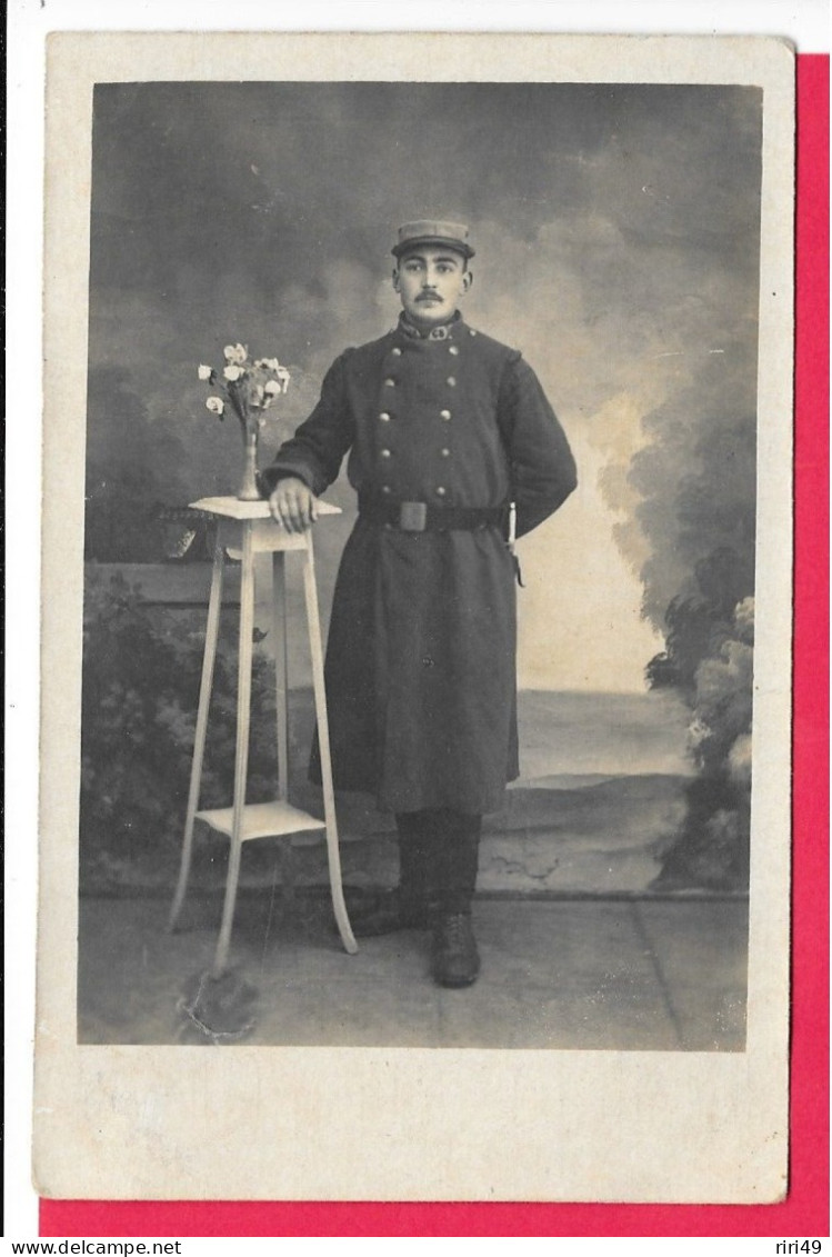 Cpa Carte Photo Militaire  68e Régiment, Voir Scanne, Poilus, - Régiments