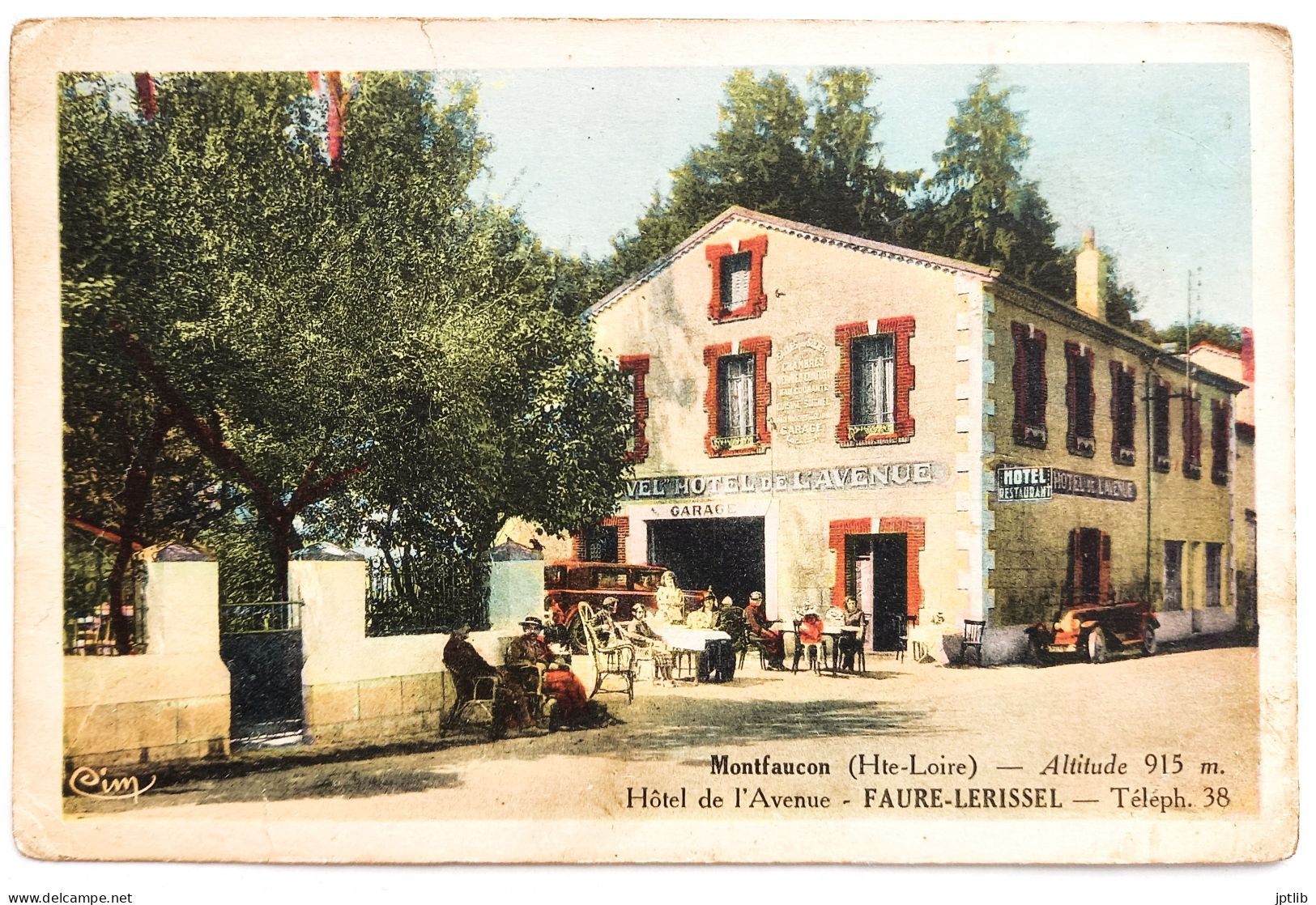 CPA Carte Postale / 43 Haute-Loire, Velay, Montfaucon / Cim / Hôtel De L'Avenue - Faure-Lerissel. - Montfaucon En Velay