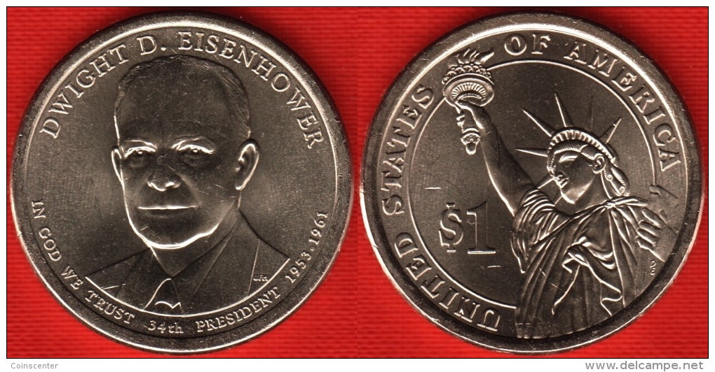 USA 1 Dollar 2015 P Mint "Dwight D. Eisenhower" UNC - 2007-…: Presidents
