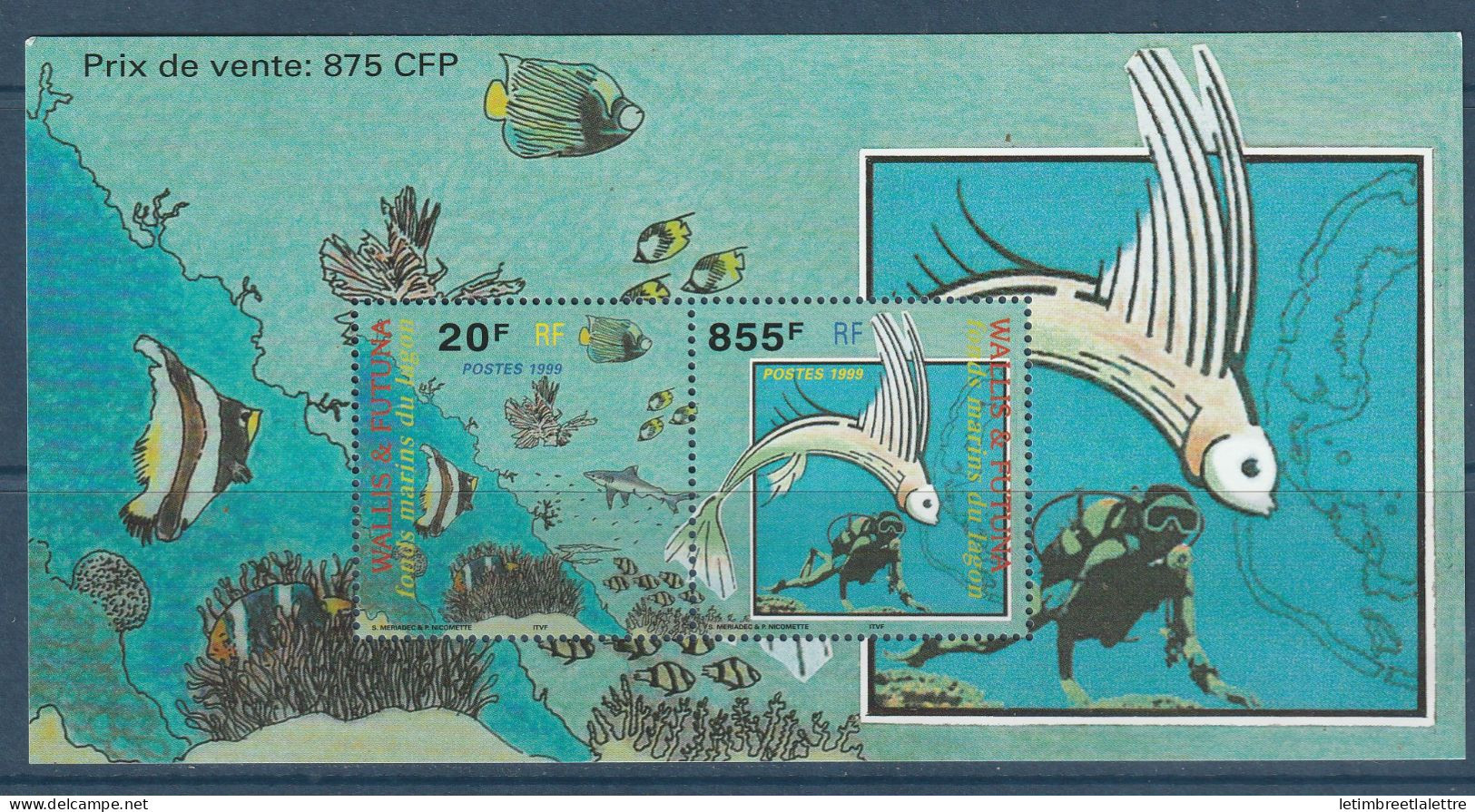 Wallis Et Futuna - Bloc - YT N° 8 ** - Neuf Sans Charnière - 1999 - Hojas Y Bloques