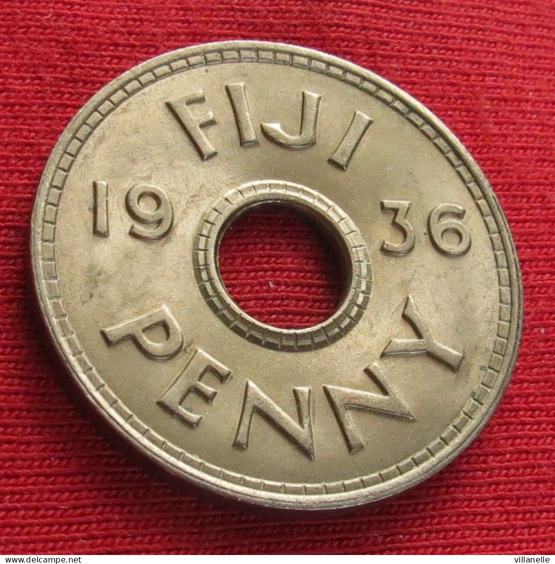 Fiji 1 Penny 1936 One W ºº - Fiji