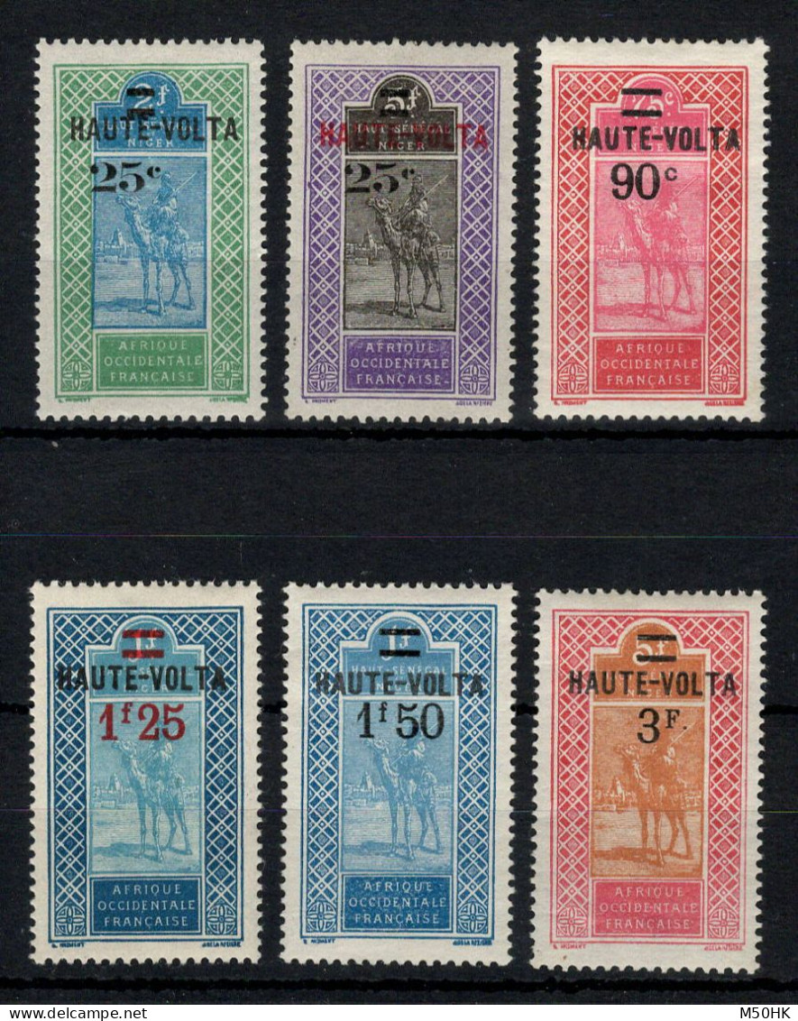 Haute Volta - YV 33 à 38 N* MH , Partie Basse De Série , Cote 15 Euros - Unused Stamps