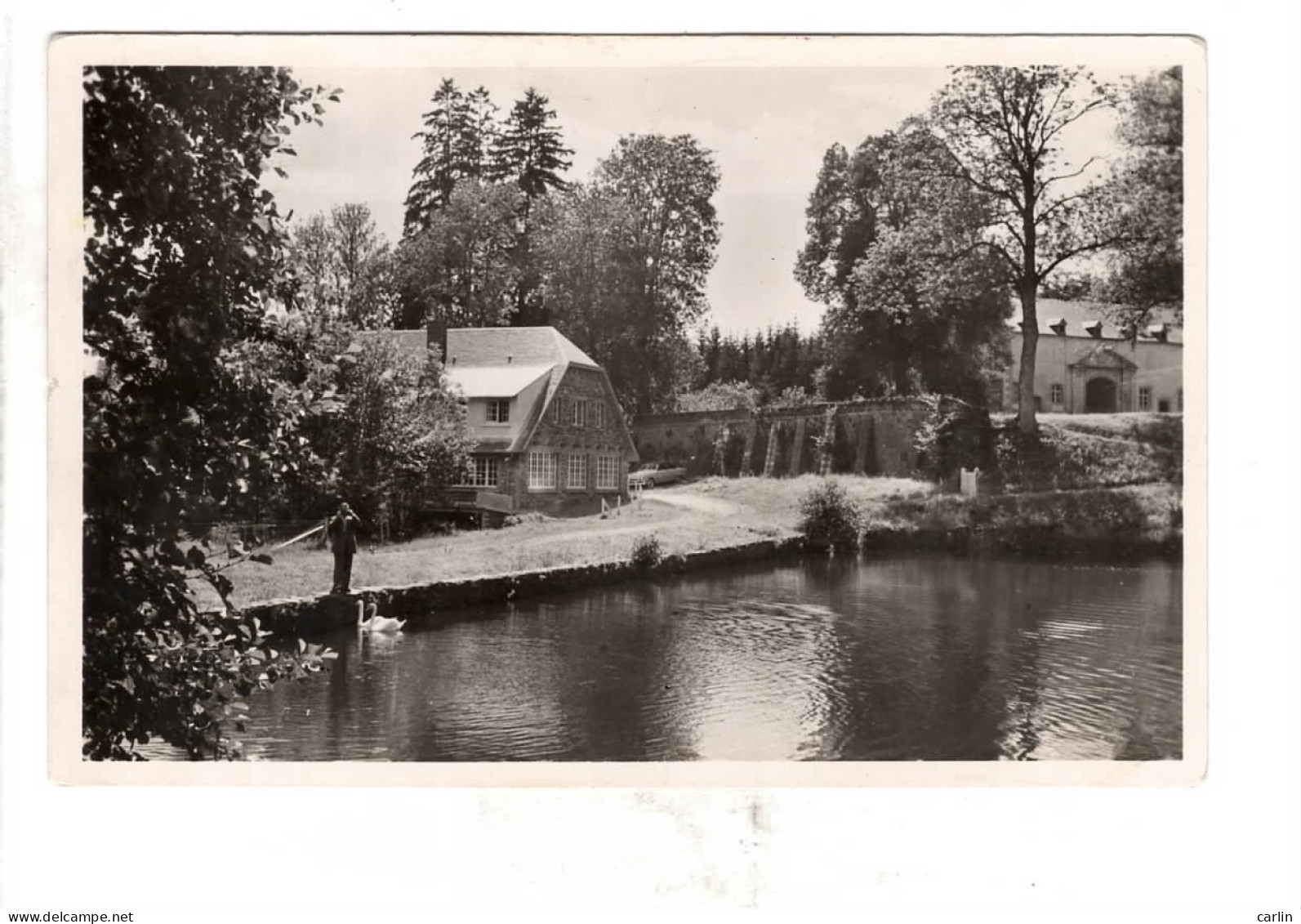 Lot De 2 Cartes Ayant Voyagé De Habay Hostellerie Du Pont D'Oye - Habay