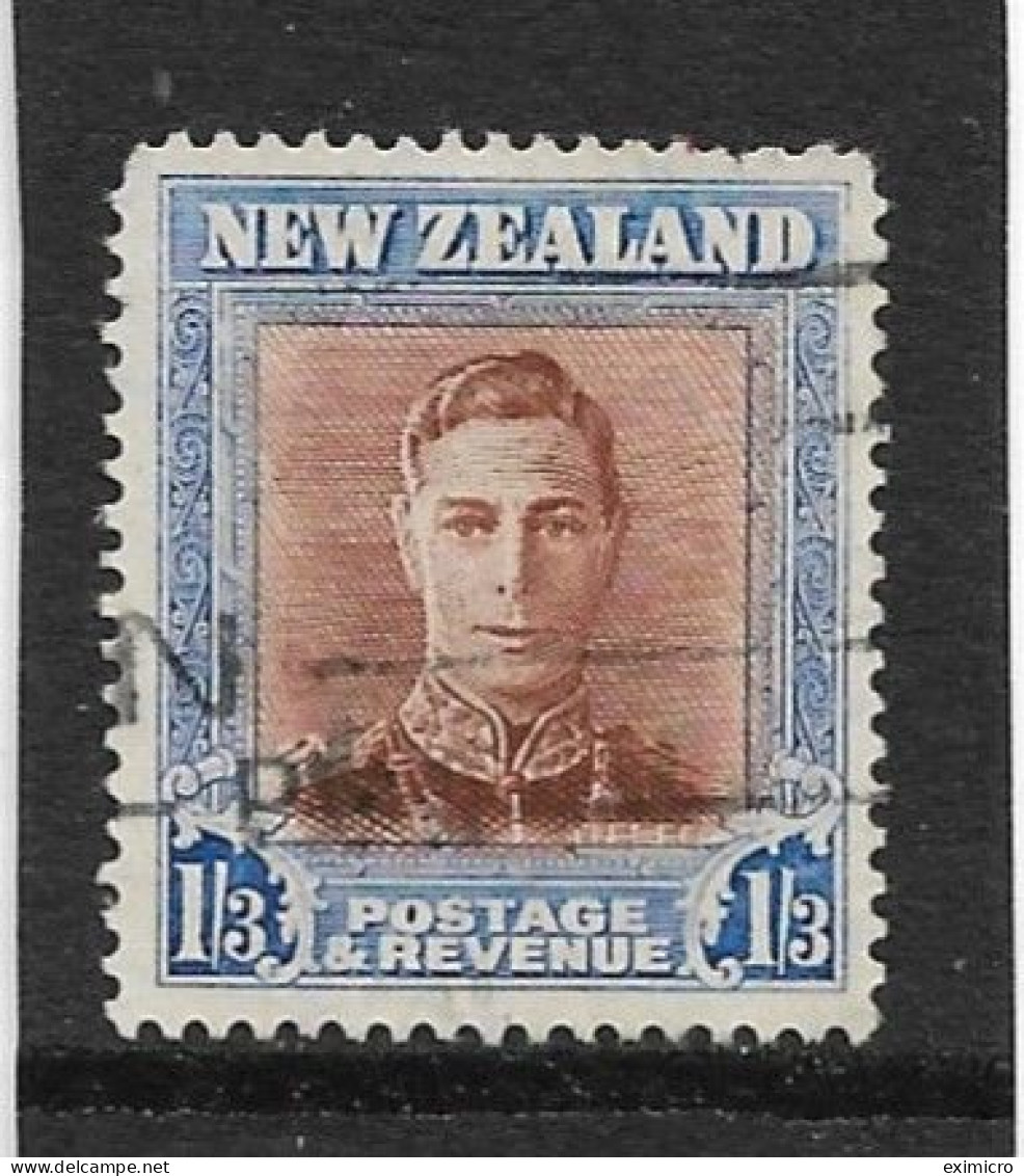 NEW ZEALAND 1952 1s 3d SG 687b WATERMARK UPRIGHT FINE USED Cat £4.50 - Oblitérés