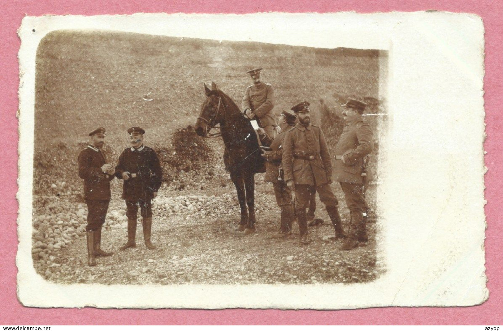 68 - ST LUDWIG - ST LOUIS - Carte Photo Militaire - Soldats Allemands - Landsturm Inf. Bat. OFFENBURG - Guerre 14/18 - Saint Louis