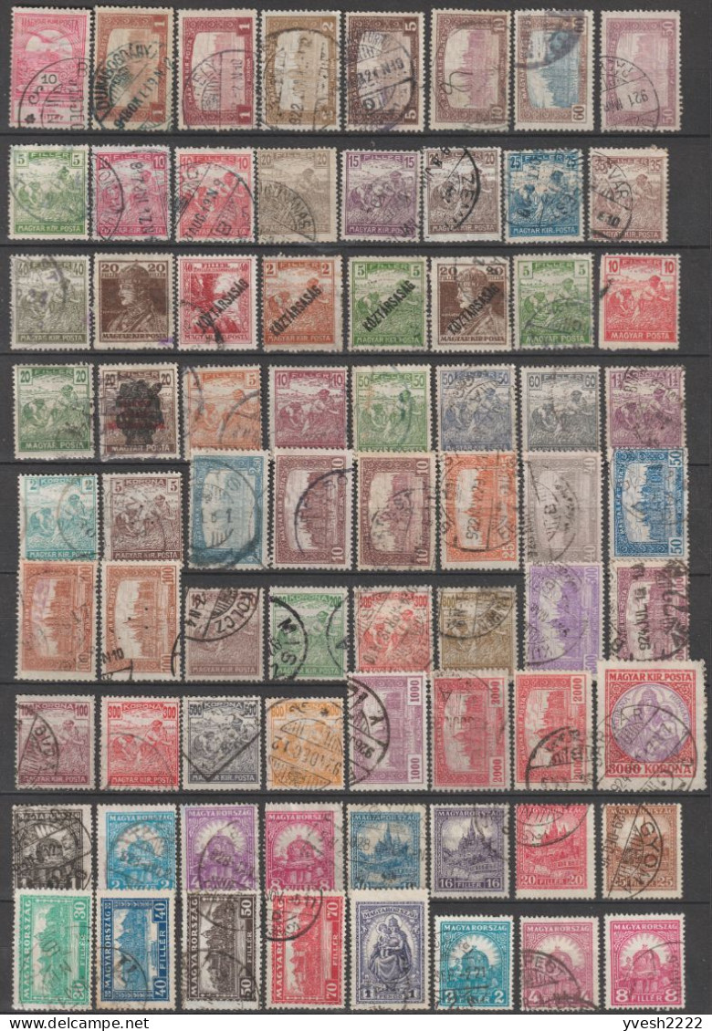 Hongrie, Petit Lot De Timbres Oblitérés. 20 Scans - Sammlungen