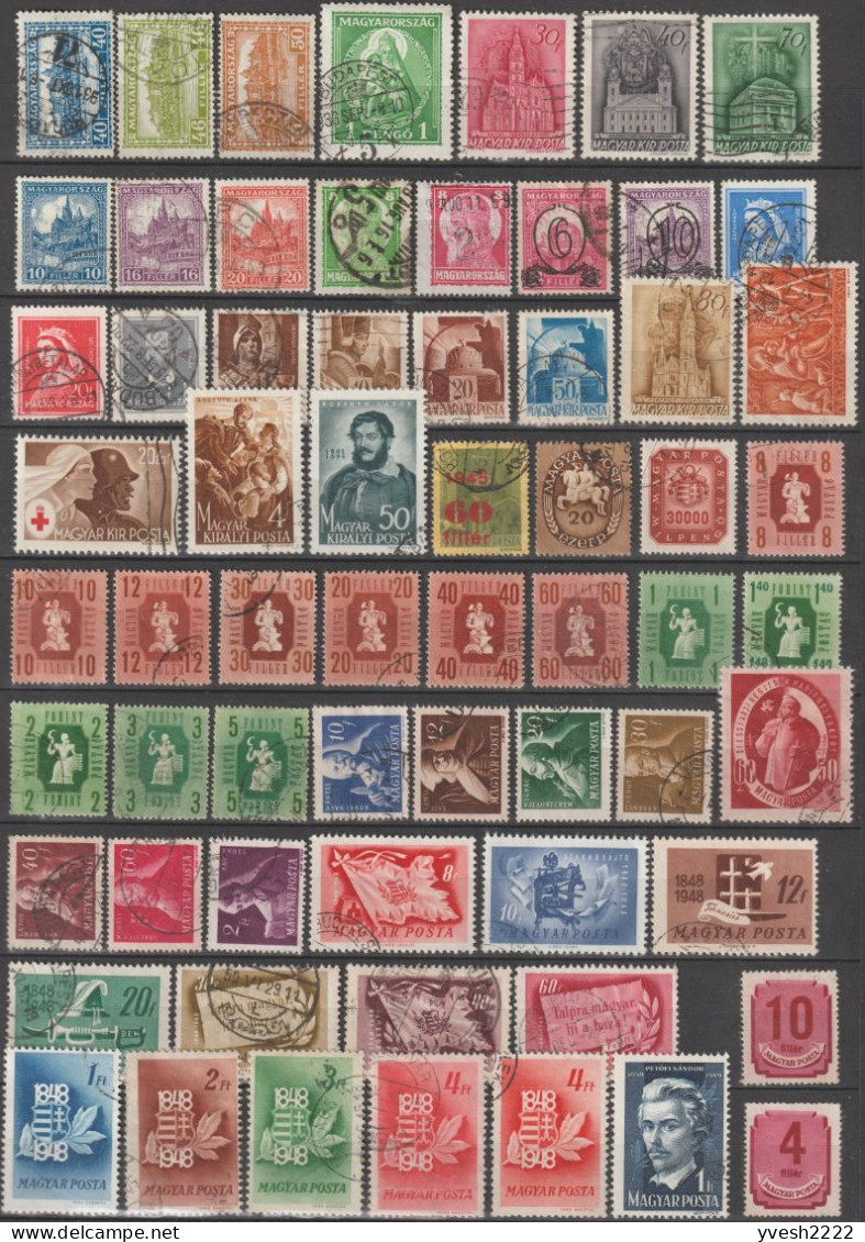 Hongrie, Petit Lot De Timbres Oblitérés. 20 Scans - Sammlungen