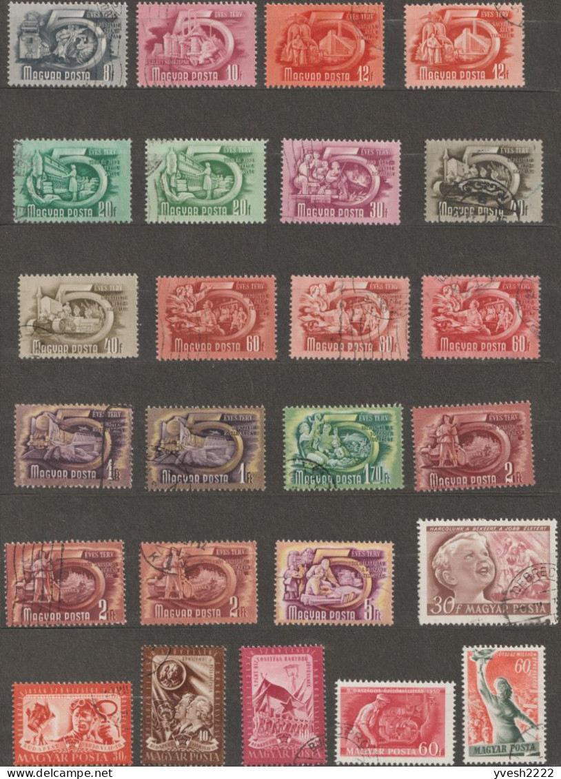 Hongrie, Petit Lot De Timbres Oblitérés. 20 Scans - Verzamelingen